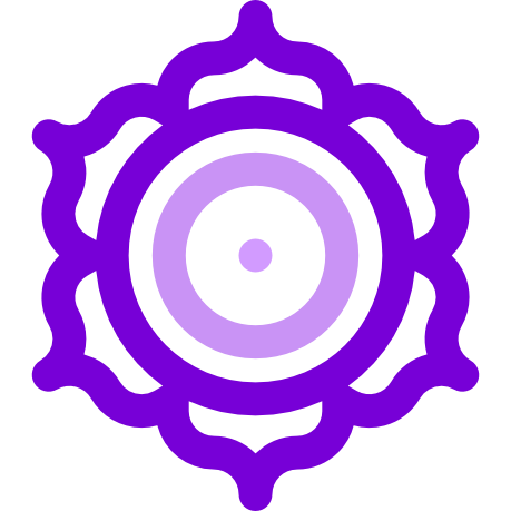 chakra colors purple